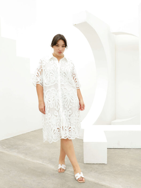 Maxi Camisa Broderie